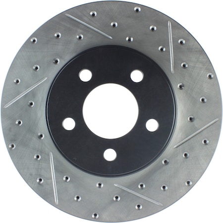 Centric Parts Sport Drilled/Slotted Brake Rotor, 127.61072L 127.61072L